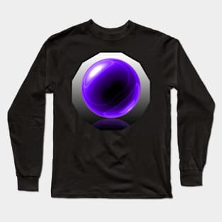 Purple Glass Orb Long Sleeve T-Shirt